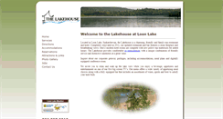 Desktop Screenshot of lakehouseloonlake.com