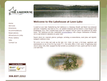 Tablet Screenshot of lakehouseloonlake.com